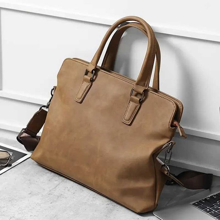 Мужская Винтажная Сумка для Ноутбука