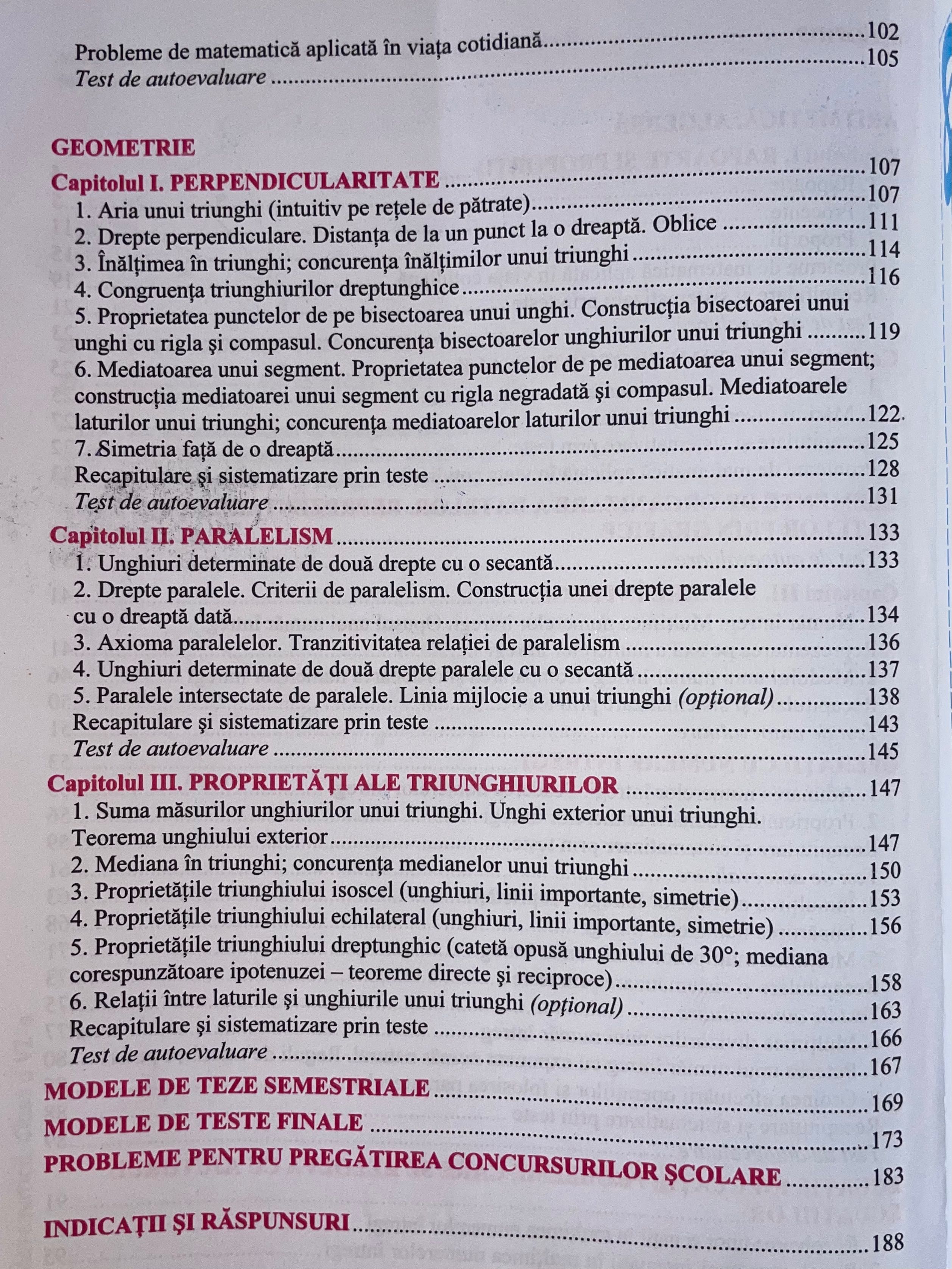 Matematica. Algebra, geometrie - Clasa 6 - Partea II Semestrul 2.