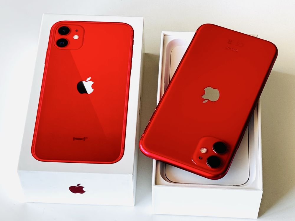 Iphone 11 64GB Red Отличен! 95% Батерия! Гаранция 6 месеца