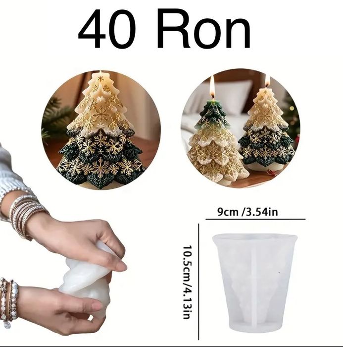 Matrițe noi rasina epoxidica și lumânări