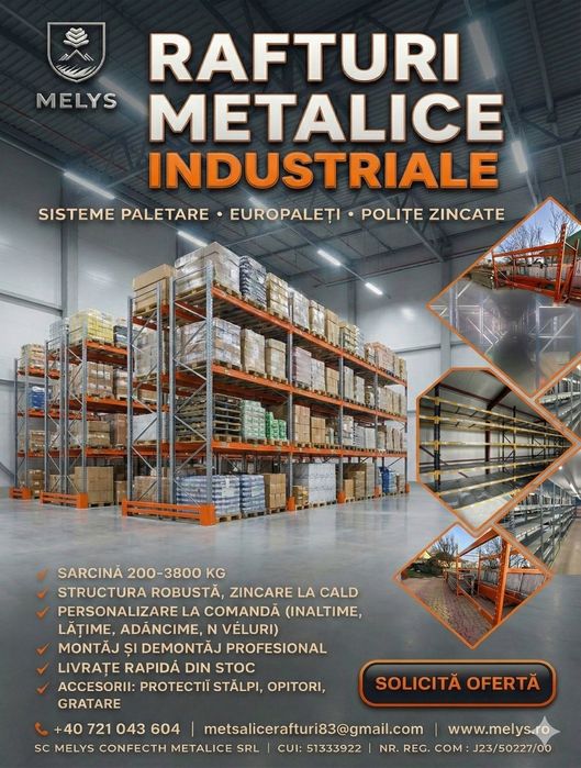 Rafturi metalice industriale 3889