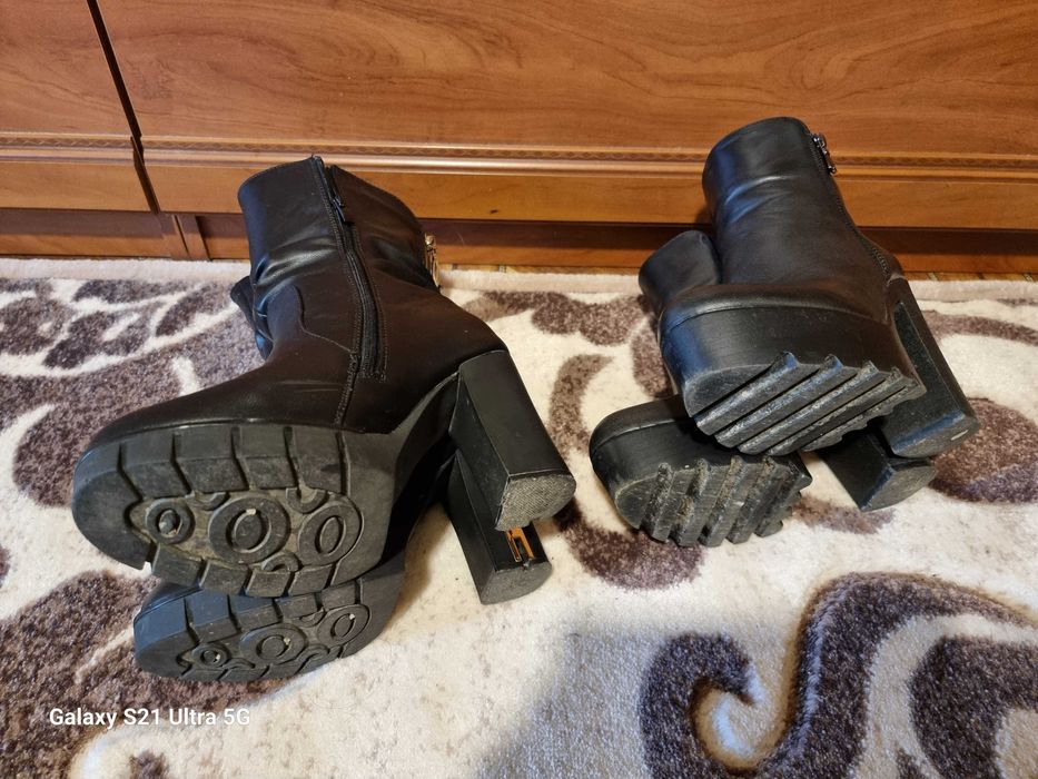 Дамски Боти Кожа 39