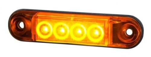 1бр. мини LED ЛЕД габарити с 4 диода 12-24V 3 цвята , Полша