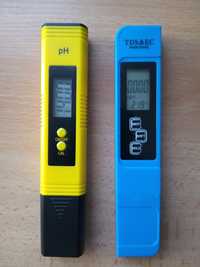 PH и TDS метри за измерване качествата на водата
