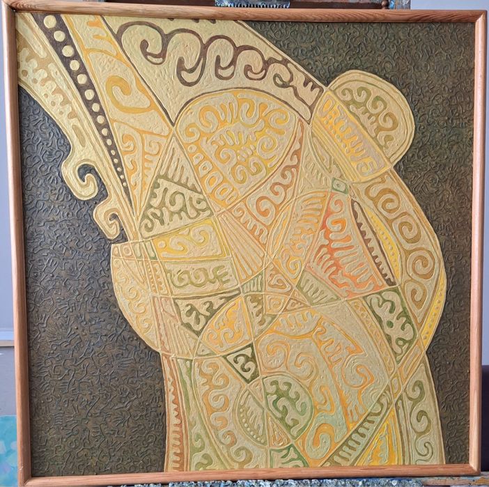 Картина "Жер Ана" Ануара Игембаева