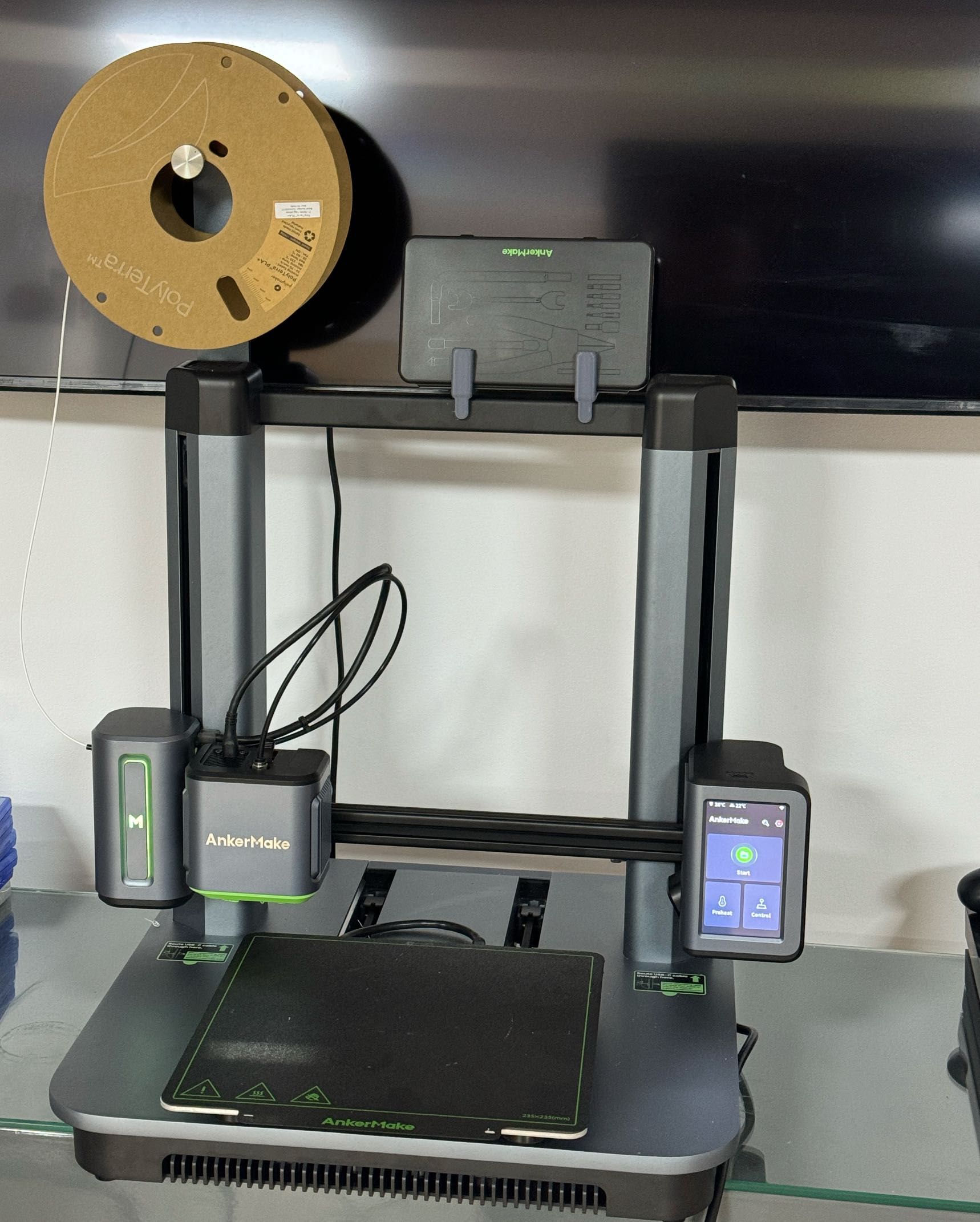 Imprimanta 3D AnkerMake M5, cu filament, ultra-rapida, CA NOUĂ