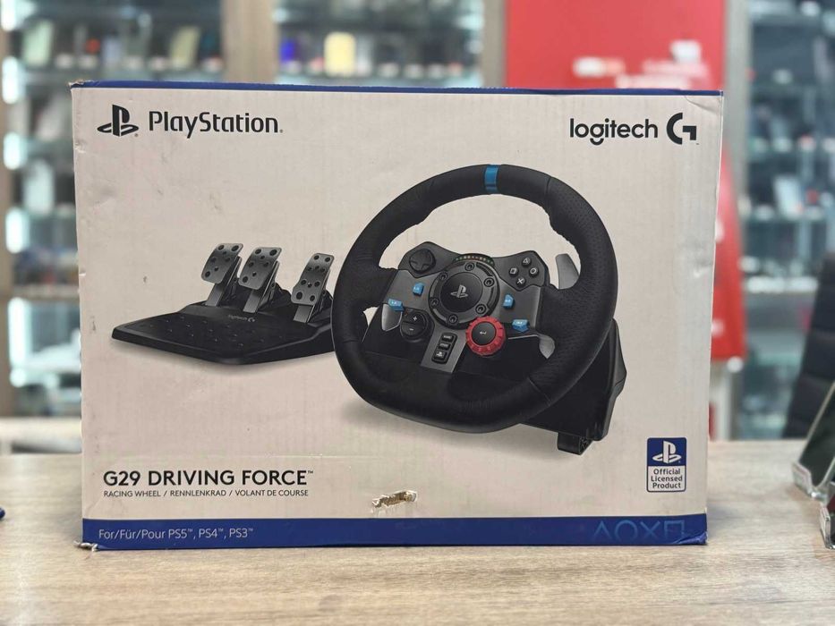 Logitech G29- Волан, педали и Shifter