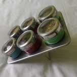Vand set inox condimente 7 piese suport magnetic