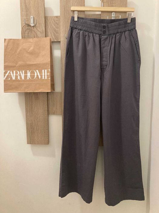 Дълъг памучен панталон на Zara Home, нов с етикет, размер М