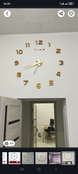 Настенные часы 3Д 
гарантия на механизм 6 месяца 
. Размеры от 0,60 до