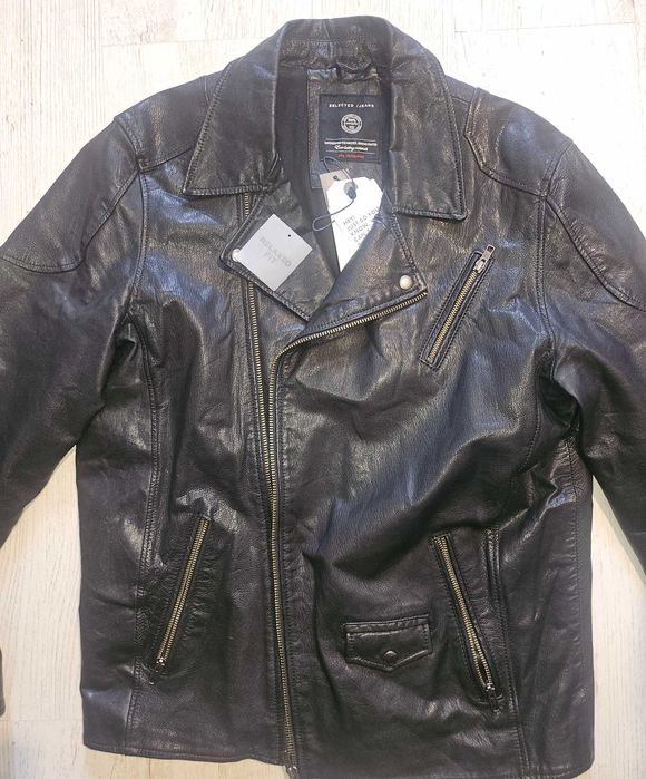 Мъжко яке , естествена кожа 
 LEATHER Jacket , размер L-XL