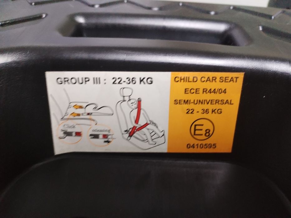 Moni Анатомична седалка Officer с Isofix система