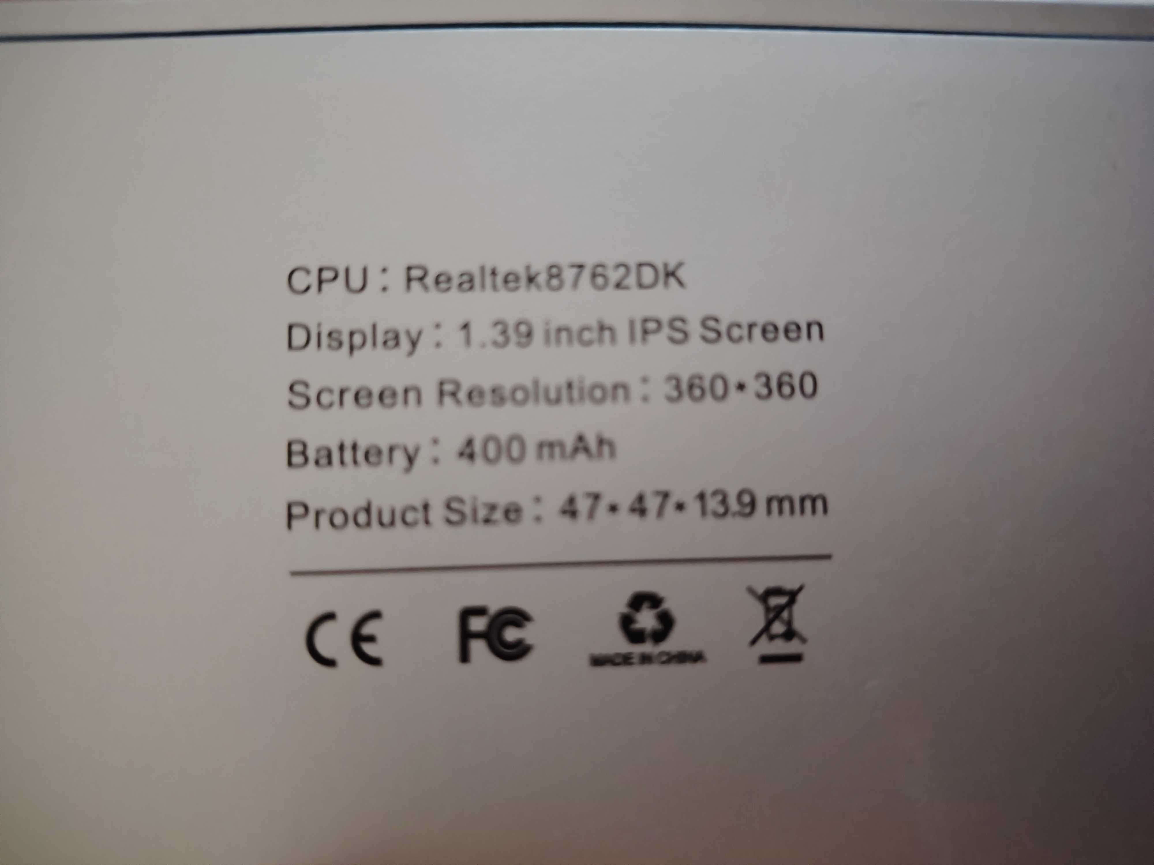 Smart watch sport