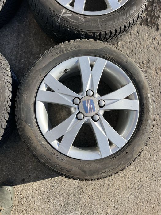 Джанти Seat Leon/Altea с зимни гуми 205/55/16 . Дот19