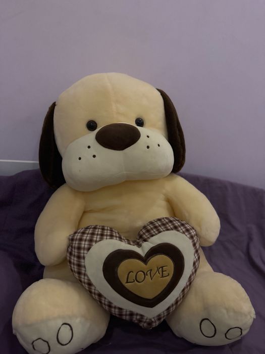 Голяча плюшена играчка куче