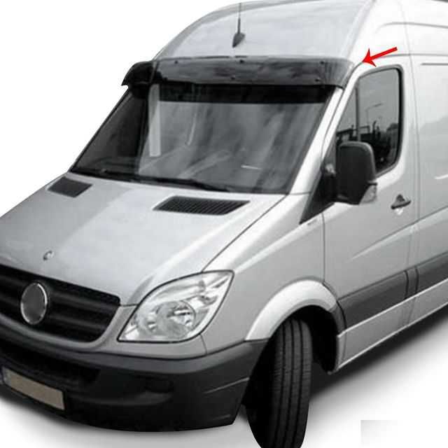 Козирка сенник за Mercedes Sprinter W906 2006>2017 + крепежи и стойка
