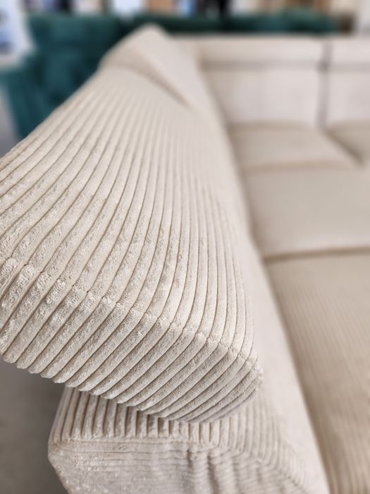 NOU Coltar L catifea 274cm cream