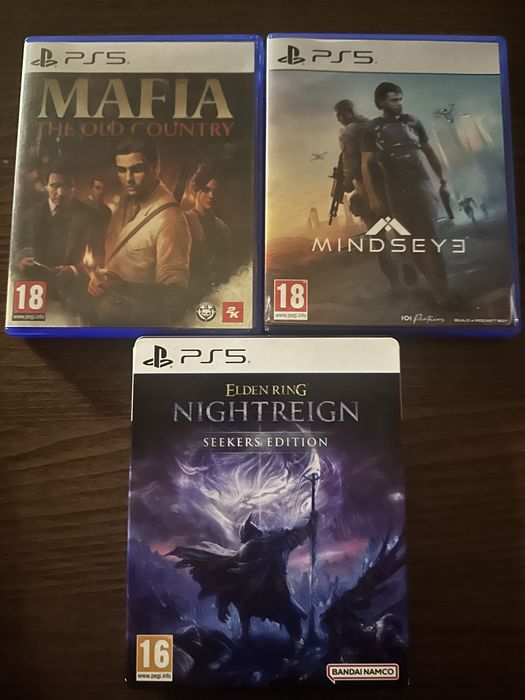 Mafia/ Elden ring nightreign Seekers Edition/ Mindseye/PS5 games
