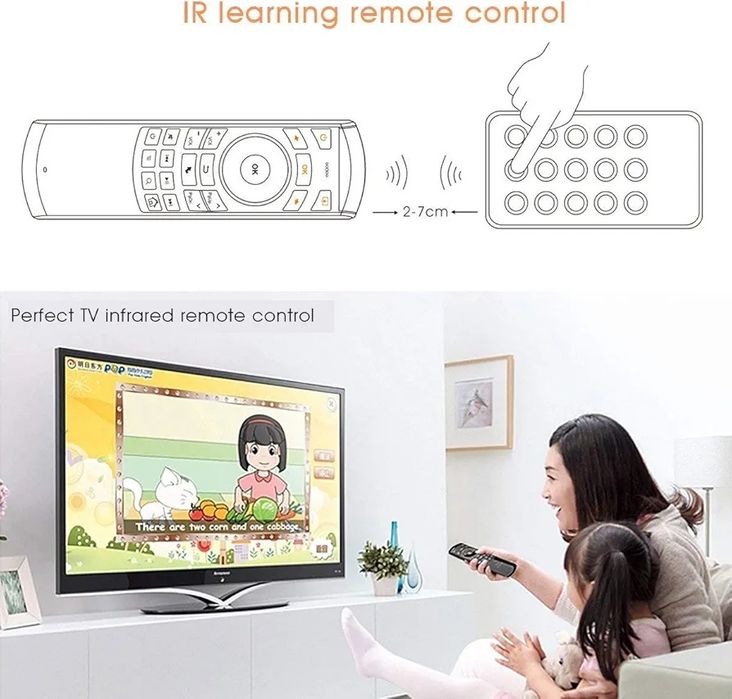 Rii Mini i25 telecomanda cu tastatura cu functio de mouse air magic