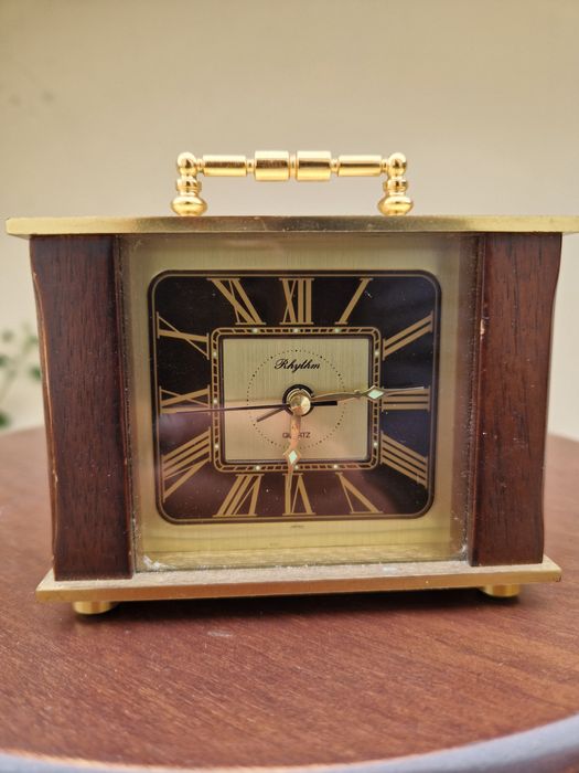 Рядък антикварен оригинален японски часовник Rhythm