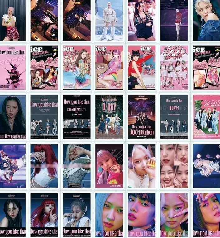 24 броя Kpop картички BTS ITZY enhypen Blackpink Stray kids txt