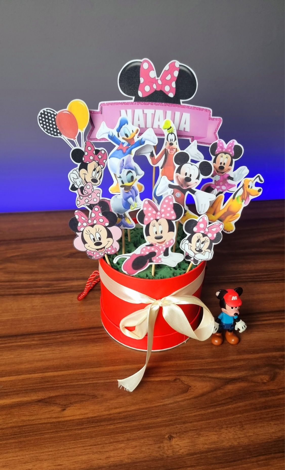 Toppere tort cu Minnie și Mickey