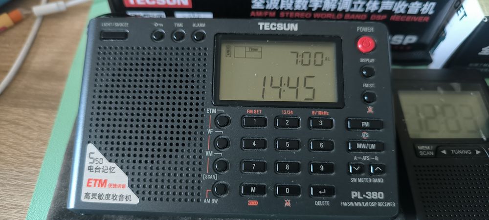 Lot aparate radio Tecsun PL-310et PL-380 DSP FM /LW/MW/SW  + Bonus