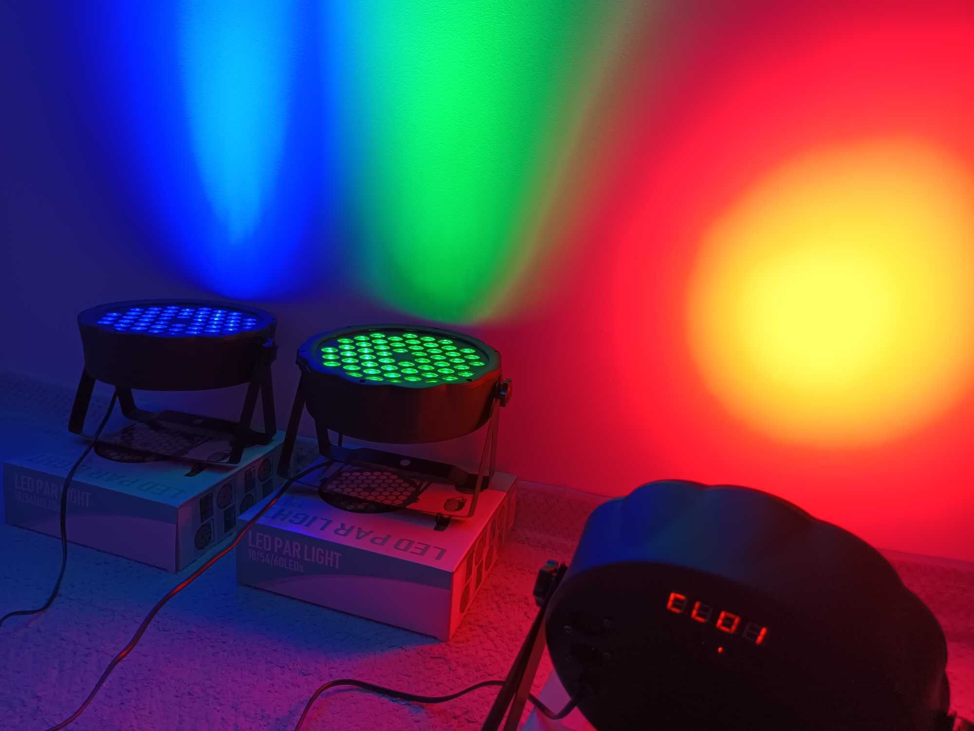 Lumini Disco 54 LED uri/Joc de culori majorat/Microfon integrat
