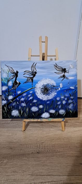 "Ръчно рисувана акрилна картина – перфектен подарък!"