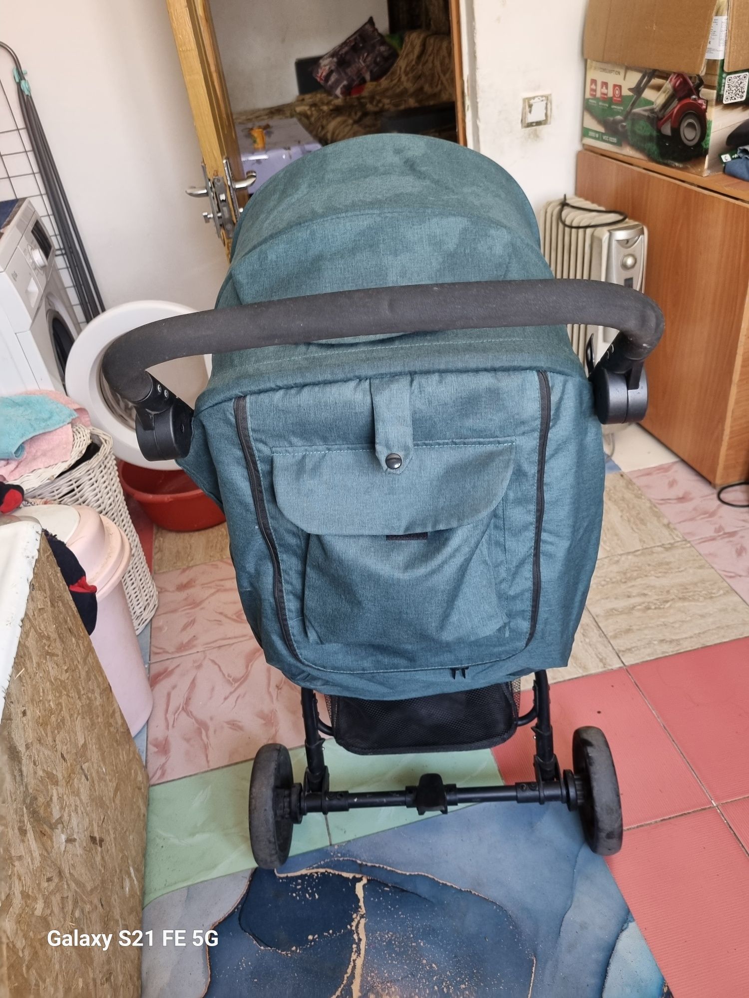 Коляска прогулочная TOMIX Bliss V2, черный, зеленый