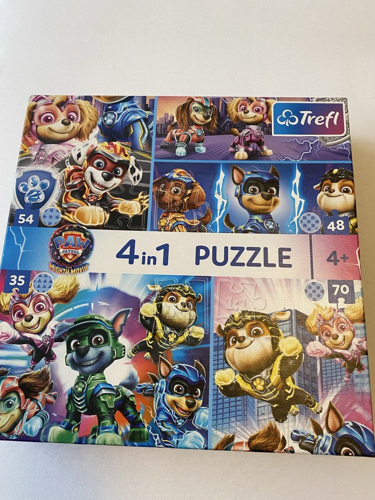 Puzzle diverse si Paw Patrol 4+