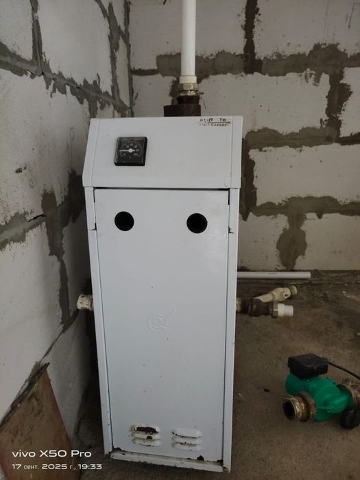 АГВ в рабочем состояний