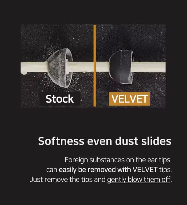 Dopuri căști iem Divinus Velvet wide bore