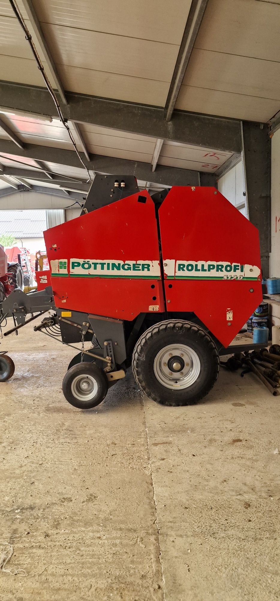 Balotiera presa rotunda pottinger rollprofi 3120 deutz fahr