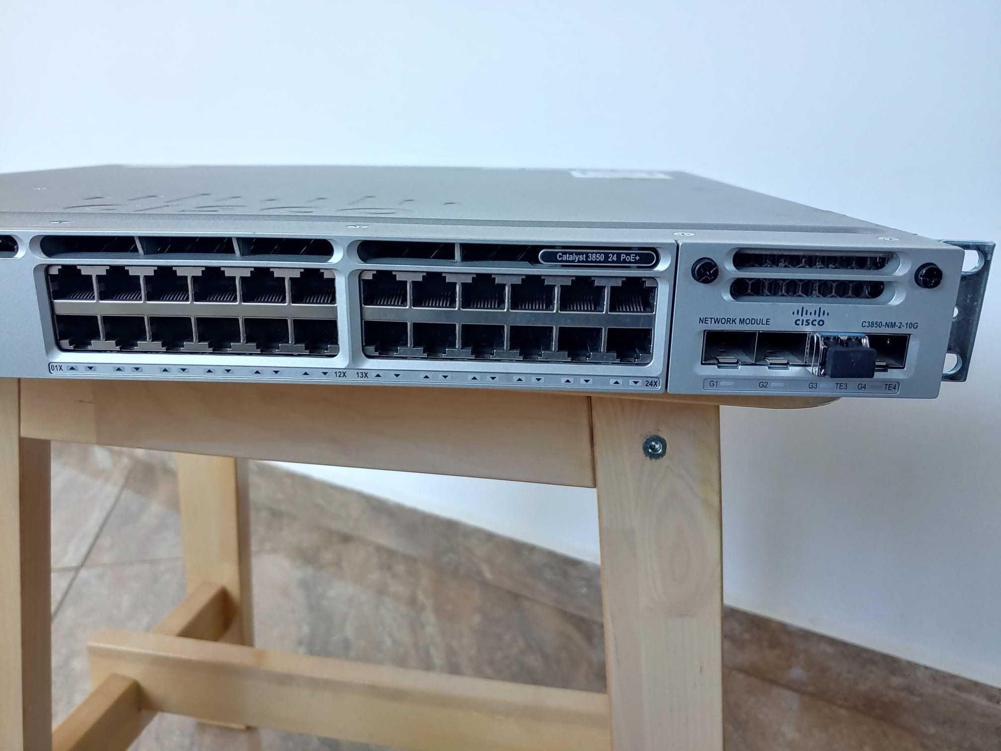 Cisco Catalyst Switch WS-C3850-24P-L 24 porturi POE