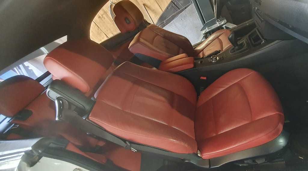 Interior piele rosu BMW seria 3 E93 cabrio