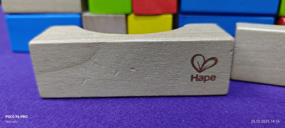Hape . Набор кубиков для детей . Идеальные по состоянию