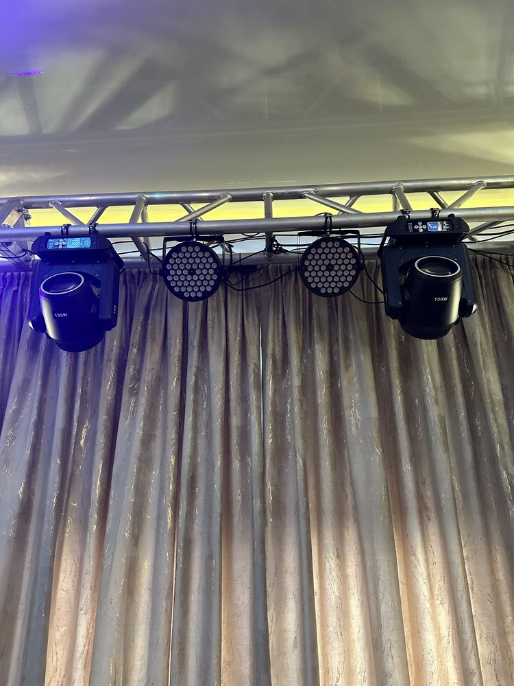 Moving-head led,folosite la 4-5 evenimente