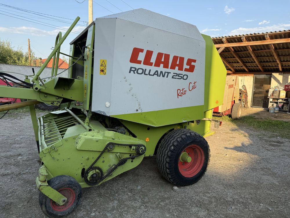 Claas rollant 250 46 roto cut balotiera rotunda presa welger rp 12