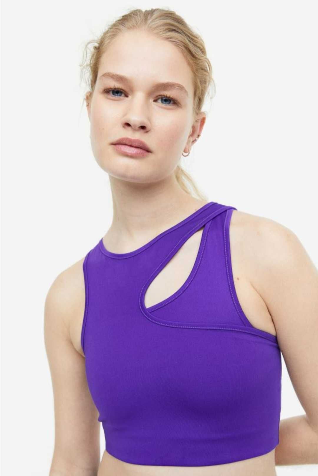 Безшевен спортен клин H&M /спортна блуза HM/спортен сутиен, къс клин