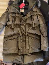 YVES SALOMON ARMY Jacket lunga de puf