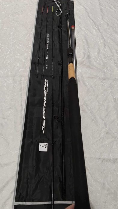 Lanseta Preston Ascension Feeder, 4.00m, 120g, 3+3buc., impecabila