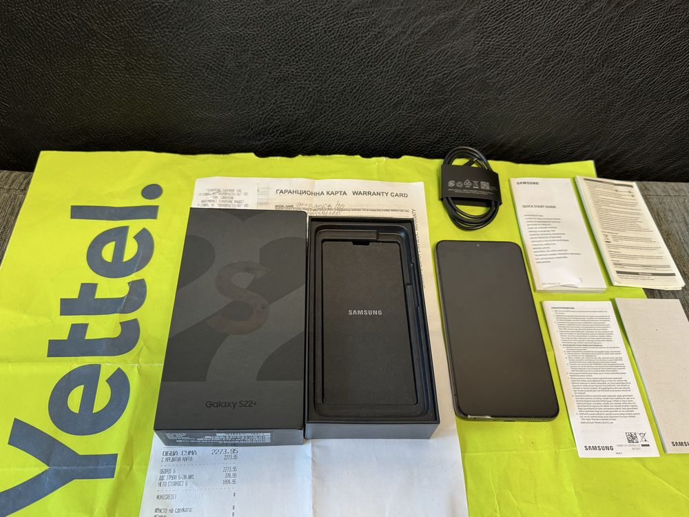 КАТО НОВ 256GB Samsung Galaxy S22 Plus Гаранция Technopolis 2024 S22+