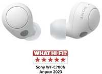 НОВО!!! Безжични слушалки SONY WF-C700N, White