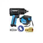 Pachet Pistol pneumatic 1700NM + Tambur furtun aer 15 M