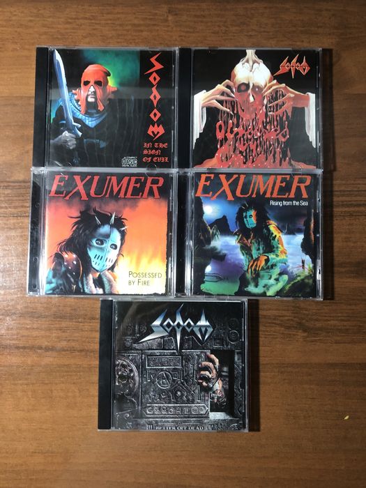 Cd диски от sodom и exumer в отличном состояний