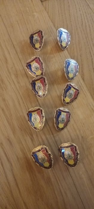 Lot 10  insigne, în stare foarte bună