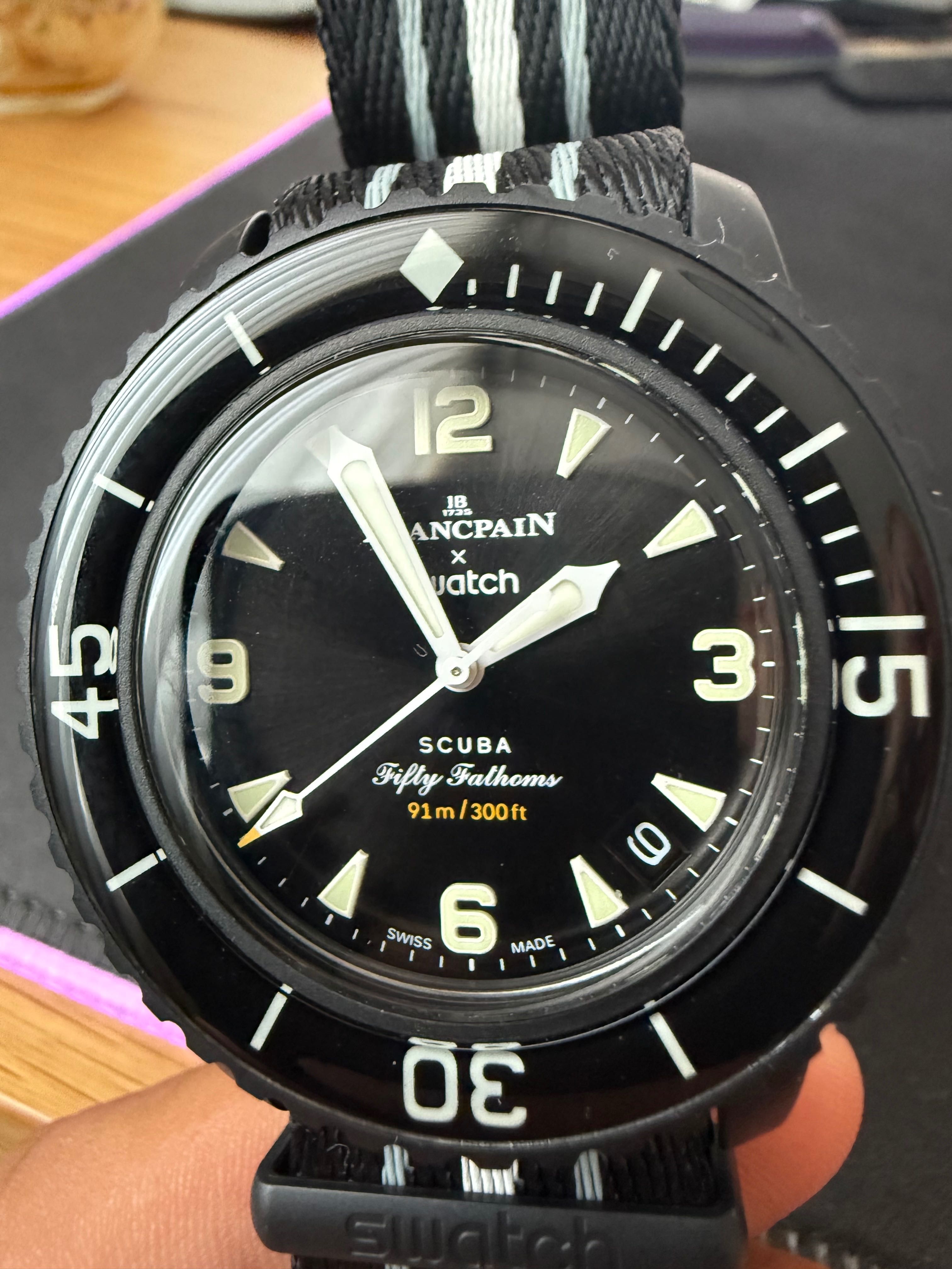 Blancpain x Swatch OCEAN OF STORMS - Black