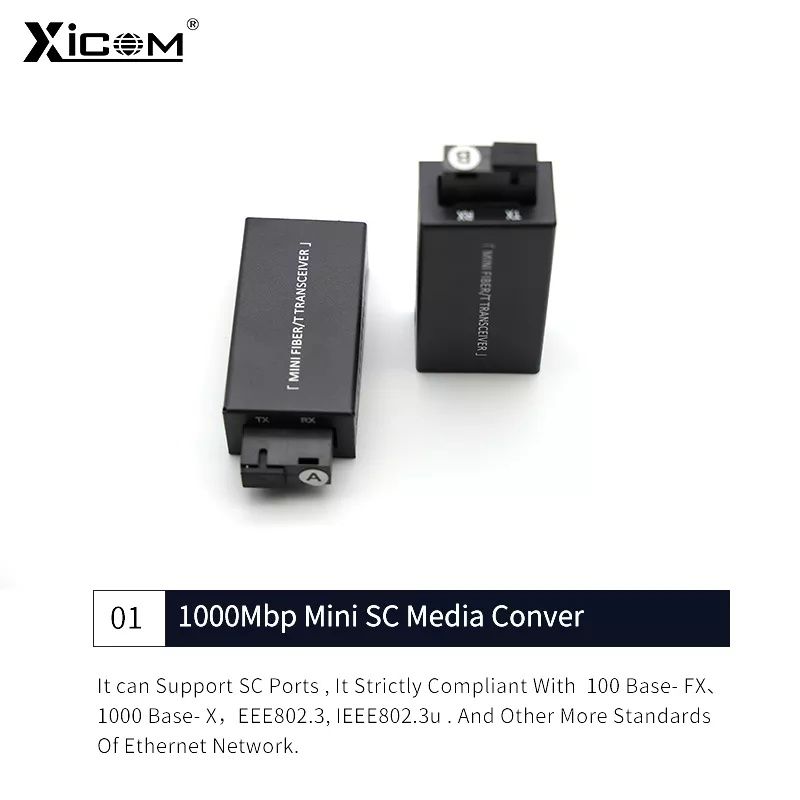 Pereche MC 100/1000mb gigabit media convertoare media converter