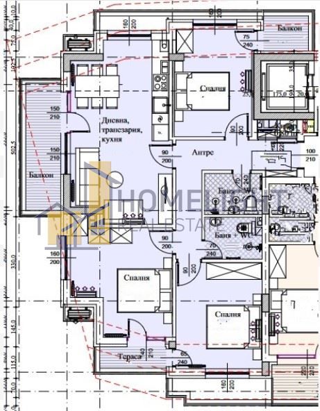 Продава се Четиристаен апартамент в София, Малинова долина - 119 кв.м за 1836 €/кв.м - Снимка #3
